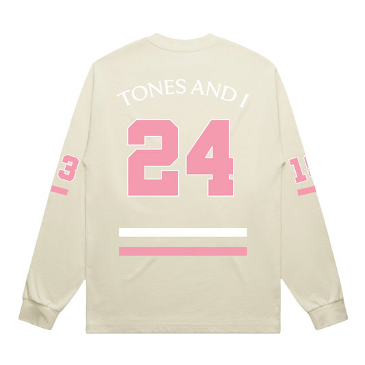 LONGSLEEVE JERSEY (BUTTER/PINK)
