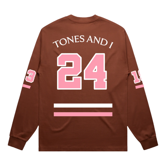 LONGSLEEVE JERSEY (PINK/BROWN)