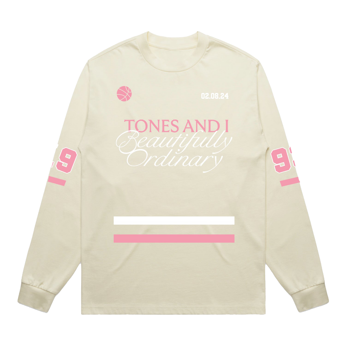 LONGSLEEVE JERSEY (BUTTER/PINK)